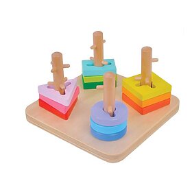 השחלת צורה בסיבוב - Pit Toys