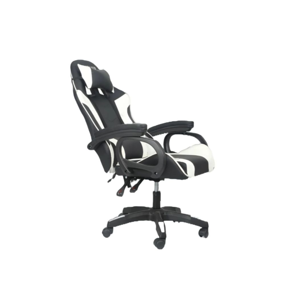 כיסא גיימינג בצבע לבן LEVEL UP – תמונה 3