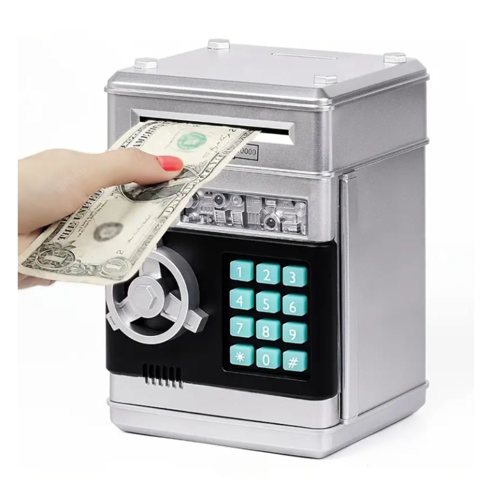 כספת בנקט לילדים – קופת חיסכון חשמלית לילדים במגוון צבעים – תמונה 3