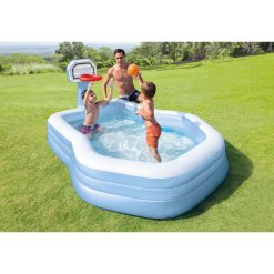 בריכה מאורכת קליעה לסל INTEX 57183 257X188X130 – תמונה 2