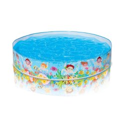 בריכת INTEX 56451 לילדים – בריכה קשיחה בקוטר 152 ס"מ עם ציורי ג'ונגל | ללא צורך בניפוח