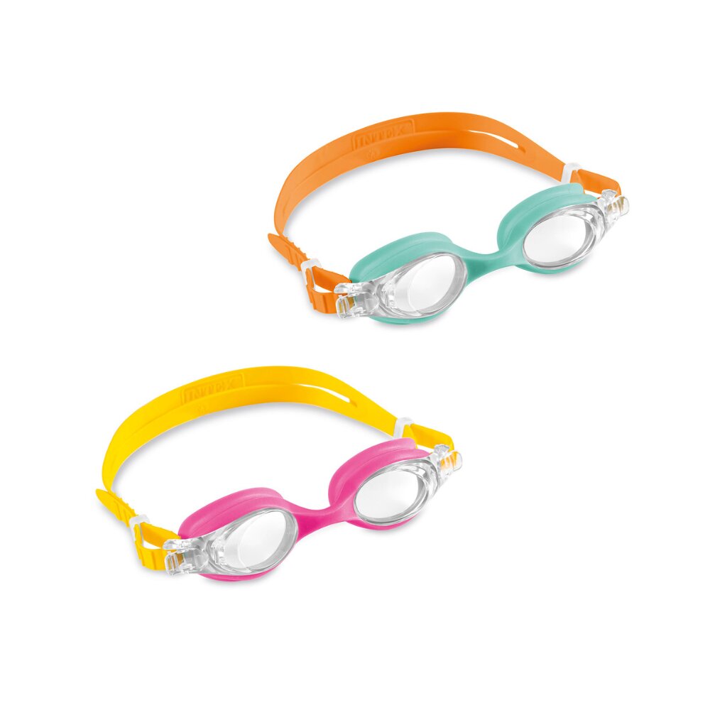 זוג משקפי שחייה לילדים לגילאי 3-8 Aqua Flow דגם 55693 INTEX