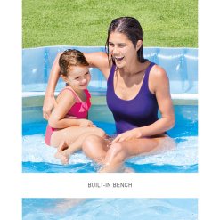 בריכה משפחתית מתנפחת כוללת ספסל ישיבה INTEX 57190 – תמונה 4