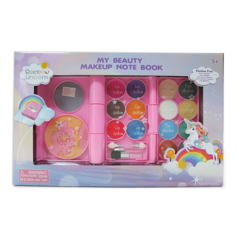 מארז איפור חד קרן לילדים – גלוסים, צלליות ומברשות