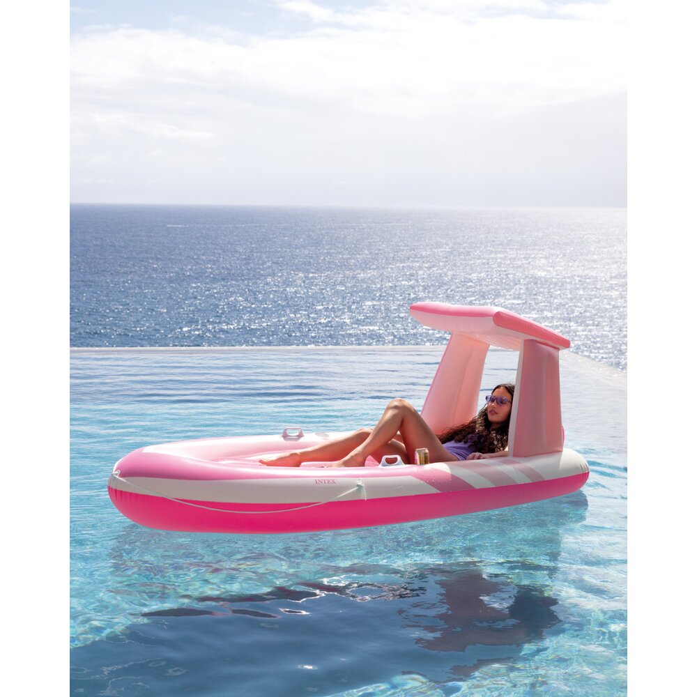 מזרון סירה ורודה מתנפחת INTEX 57804 – תמונה 3