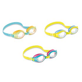 משקפי שחייה צבעוניים לילדים INTEX 55611