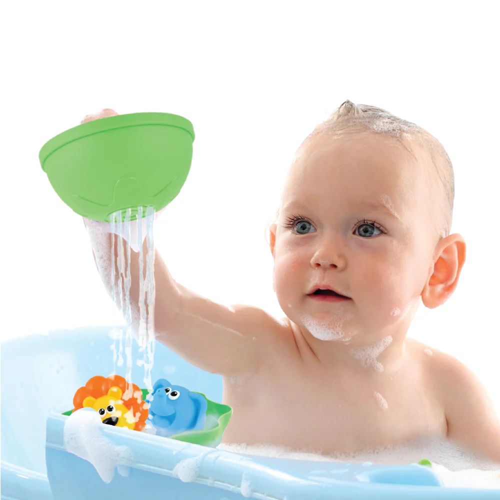 סט 10 דמויות בעלי חיים גמישות מגומי עם משפך – צעצועים לפיתוח חושי ומשחק באמבטיה – תמונה 3