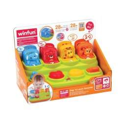חיות קופצות דוברות עברית ואנגלית – צעצוע אינטראקטיבי לפעוטות עם צלילים ומנגינות