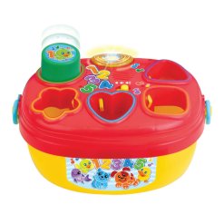 צעצוע התאמת צורה אורקולי – 5 צורות צבעוניות עם מנגינות, קולות ומשחק מהנה – תמונה 3