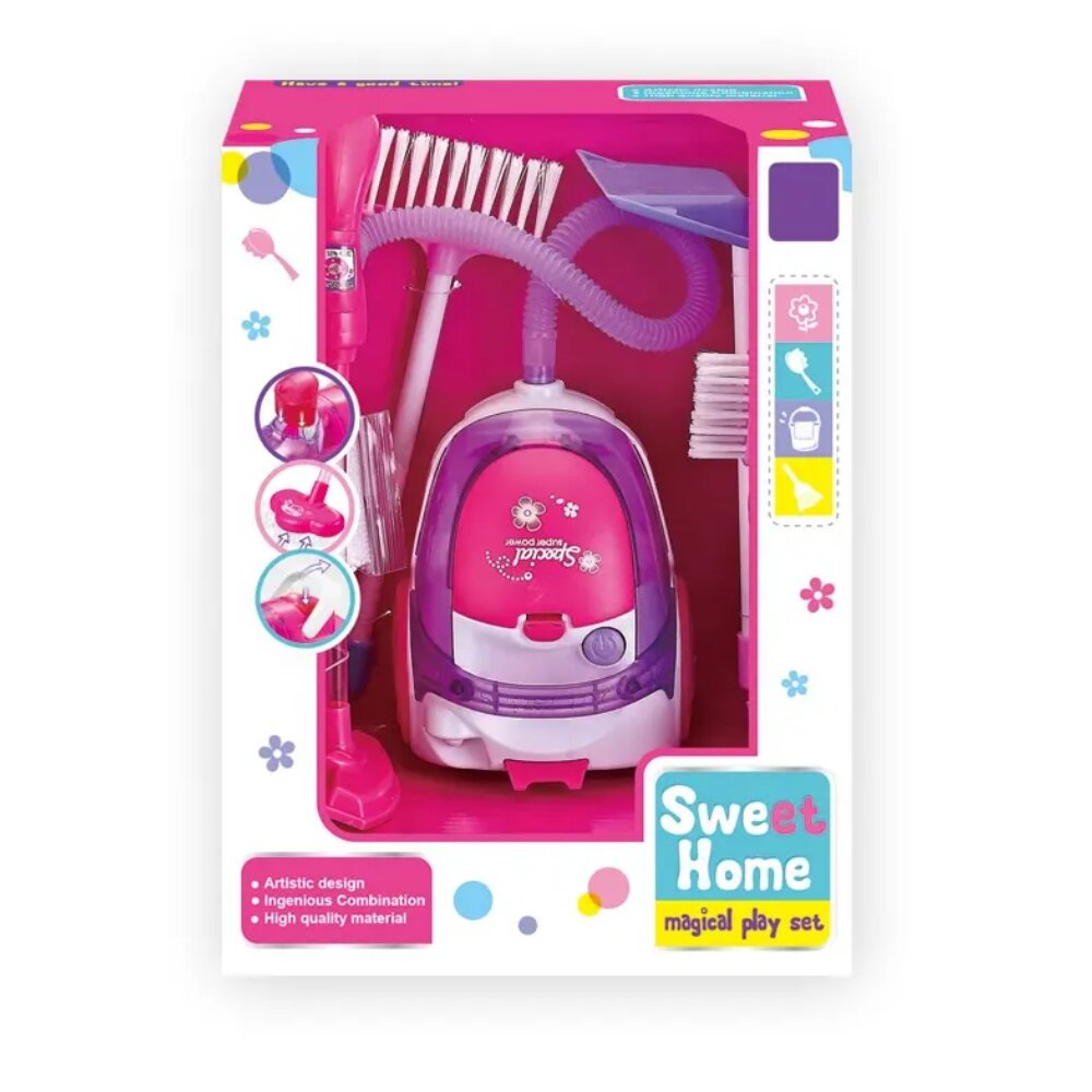 שואב האבק הראשון שלי בצבע ורוד