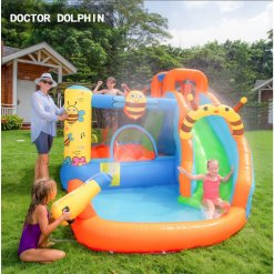 מגלשת מים מתנפחת דגם דבורה | 63102 Doctor Dolphin – תמונה 8