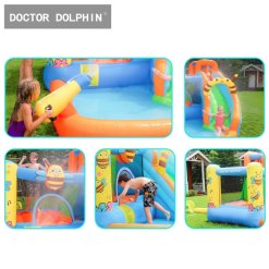 מגלשת מים מתנפחת דגם דבורה | 63102 Doctor Dolphin – תמונה 5
