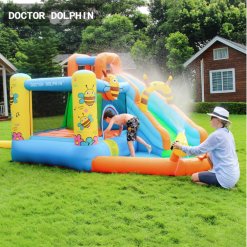 מגלשת מים מתנפחת דגם דבורה | 63102 Doctor Dolphin – תמונה 4