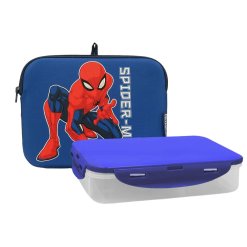 תיק אוכל ספיידרמן Spiderman כחול - קל גב Kal Gav