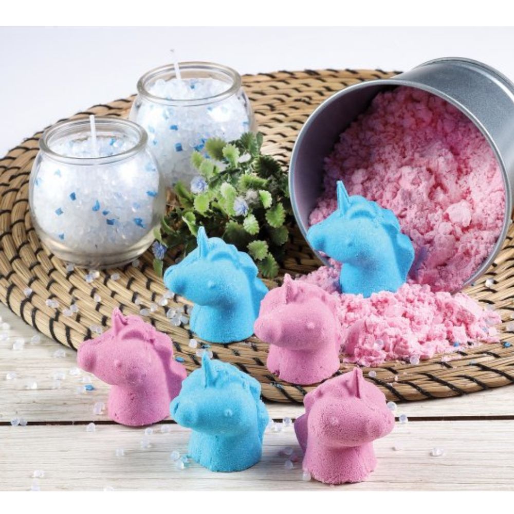 פצצות אמבטיה חד קרן – ערכת יצירה קסומה לילדים – תמונה 4