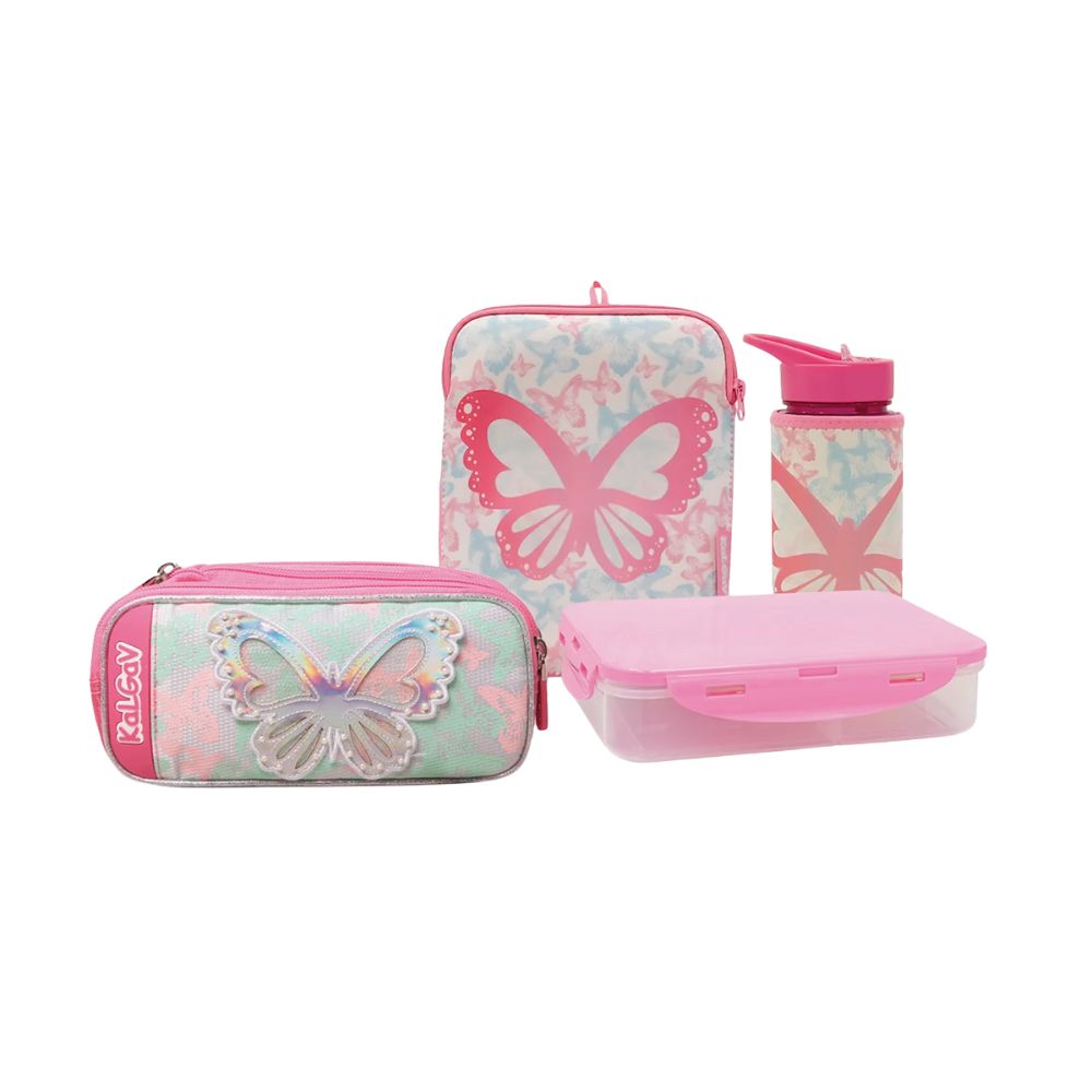 מארז אביזרים פרפר ורוד - Kal Gav