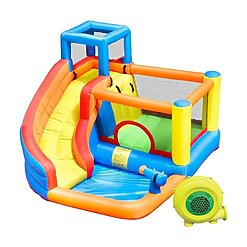 פארק מים מתנפח לילדים עם מגלשה ובריכה – Doctor Dolphin דגם 62030