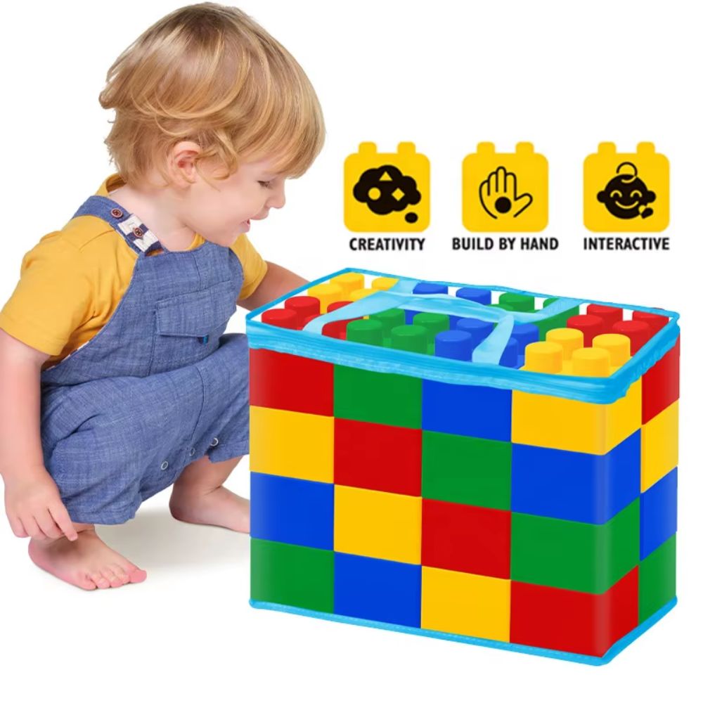 בונים ונהנים – בלוקים לפעוטות ולילדים 32 חלקים