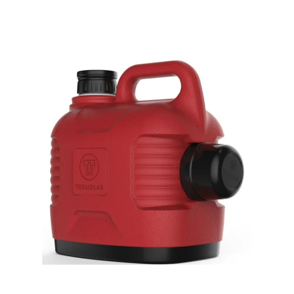 מימיה תרמית 5 ליטר בצבע אדום עם בידוד מבית Termolar – אידיאלית לים, פיקניק וטיולים – תמונה 2