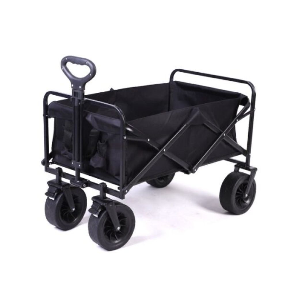 עגלת קמפינג מתקפלת מקצועית – קלה, עמידה ונוחה לנשיאה (100 ק"ג)