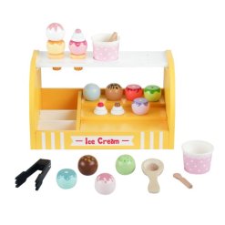 Alternative view of דוכן גלידה מעץ | Pit Toys