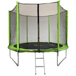 טרמפולינה לילדים חיצונית 3.05 מ׳ (10FT) עם רשת הגנה חיצונית , משטח קפיצה ומגן קפיצים. בטיחותית, עמידה וקלה להרכבה – מושלמת לכיף משפחתי בחצר. הזמינו עכשיו!