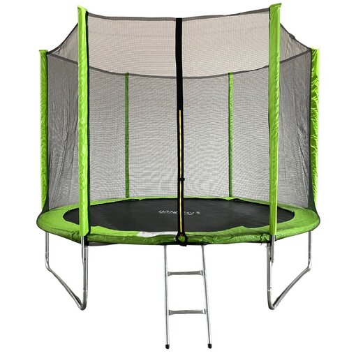 טרמפולינה לילדים חיצונית 3.05 מ׳ (10FT) עם רשת הגנה חיצונית , משטח קפיצה ומגן קפיצים. בטיחותית, עמידה וקלה להרכבה – מושלמת לכיף משפחתי בחצר. הזמינו עכשיו!