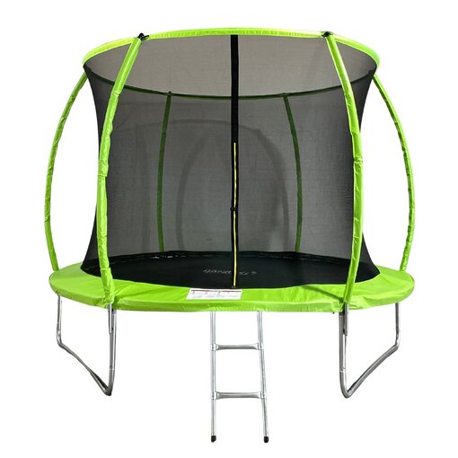 טרמפולינה לילדים פנימית 3.05 מ׳ (10FT) עם רשת הגנה פנימית, משטח קפיצה ומגן קפיצים. בטיחותית, עמידה וקלה להרכבה – מושלמת לכיף משפחתי בחצר. הזמינו עכשיו!