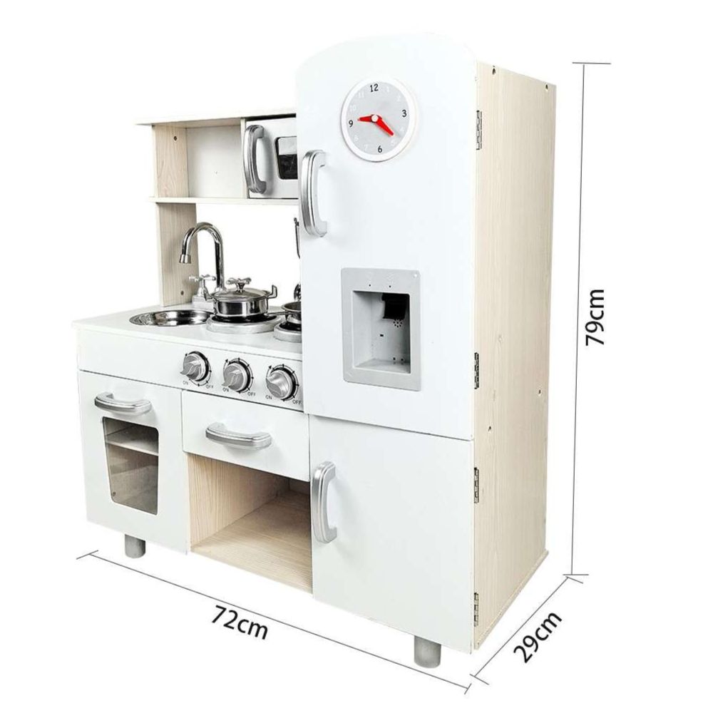 מטבח משחק לילדים דגם ססיליה – מטבח וינטג' מעוצב עם אביזרים מציאותיים – תמונה 4