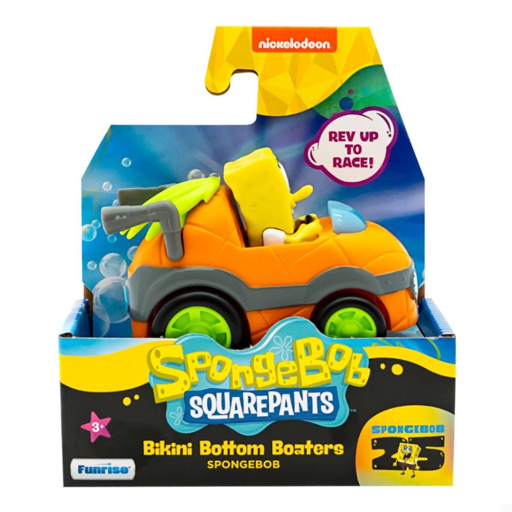 בובספוג – רכב מרוץ אננס עם דמות בובספוג