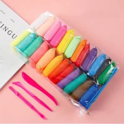 סופר קליי צבעוני לילדים – 36 צבעי בצק קלים לעיצוב – תמונה 4