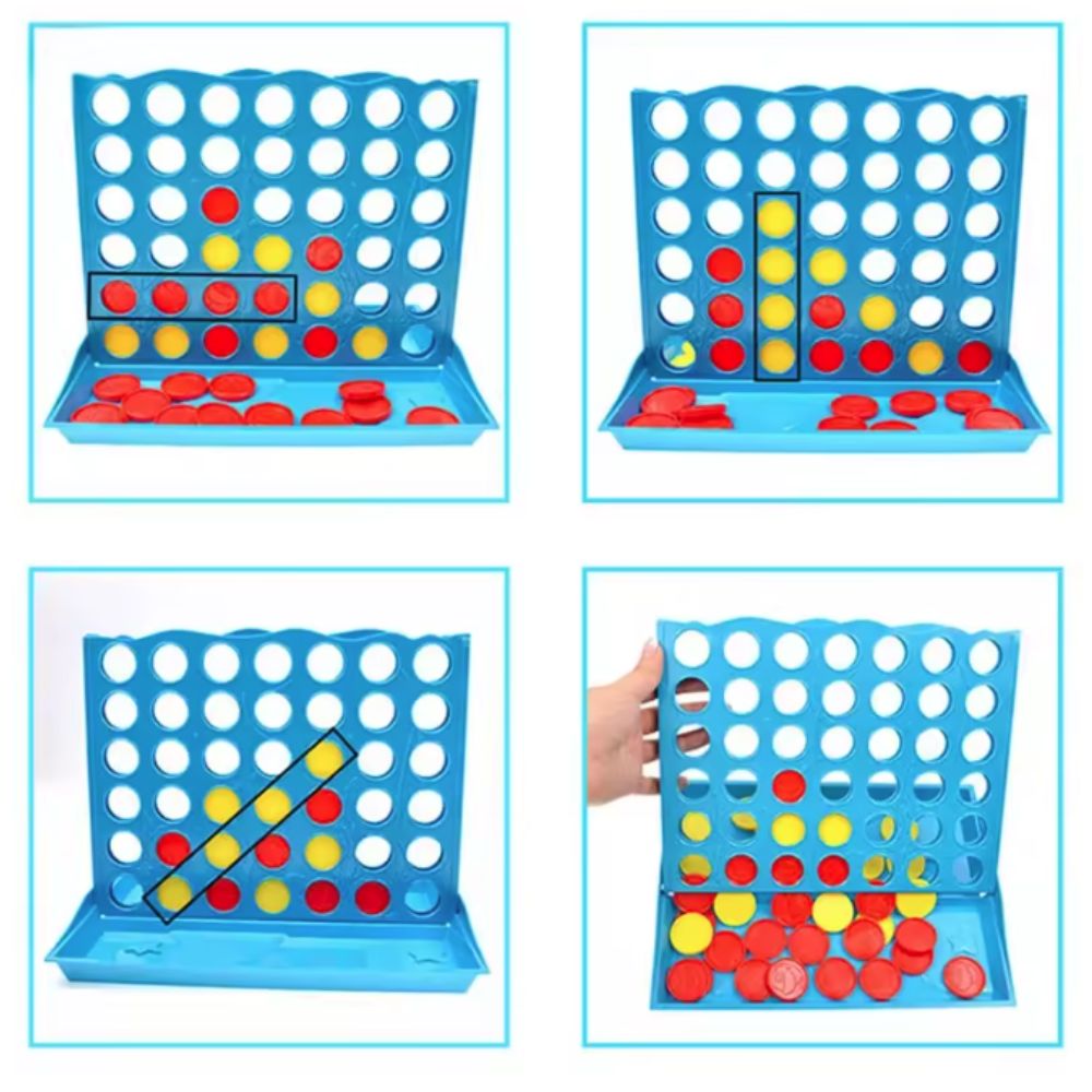 ארבע בשורה – משחק אסטרטגיה ואתגר לילדים ולמשפחה – תמונה 3