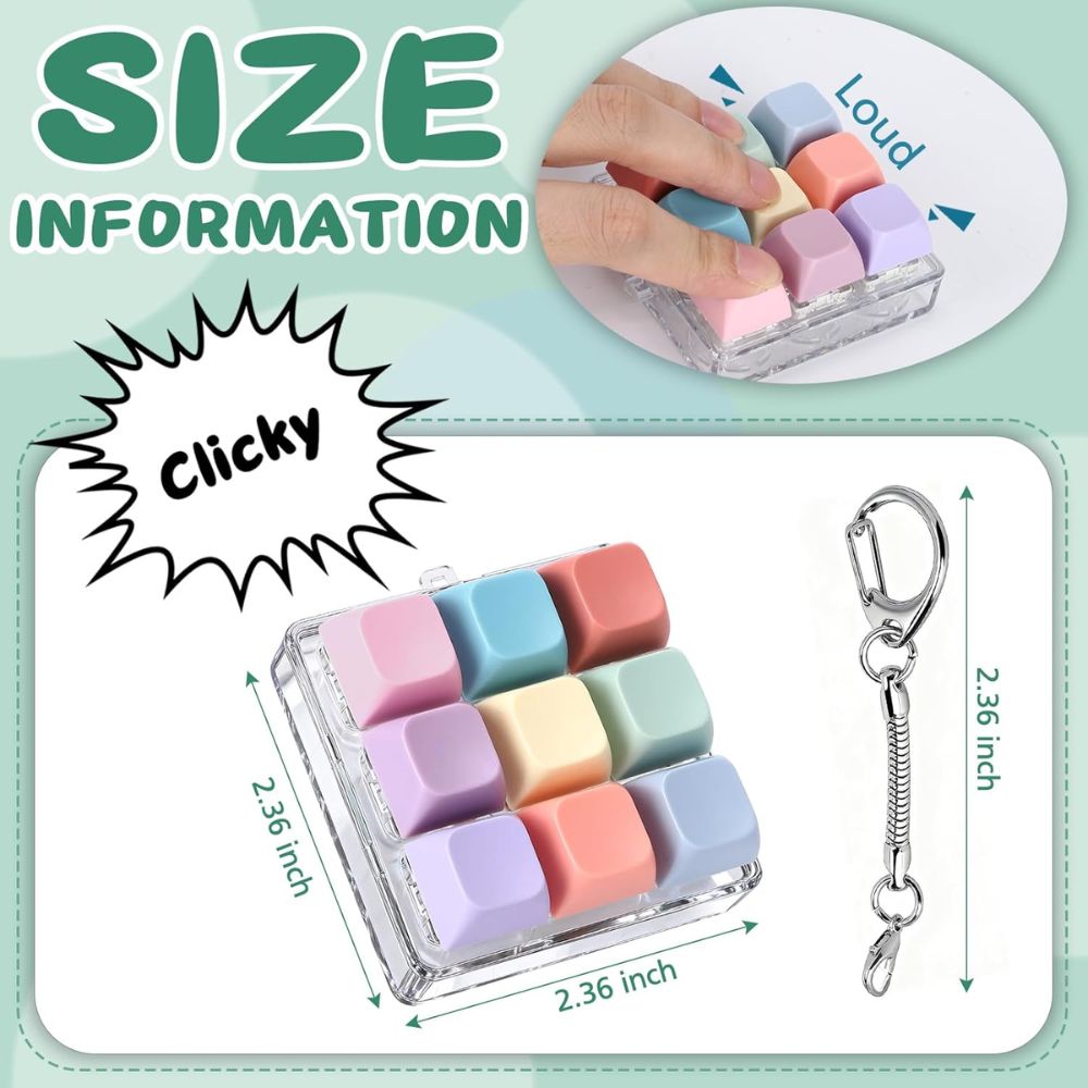 מחזיק מפתחות מקלדת - 9 מקשים – תמונה 6