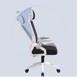 Alternative view of כיסא ארגונומי עם תמיכת גב וצוואר – מושלם לבית ולמשרד