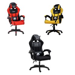 כיסא גיימינג ארגונומי למבוגרים עם תמיכה מלאה לגב וצוואר במגוון צבעים
