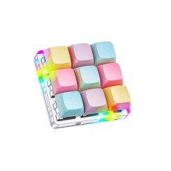 מחזיק מפתחות מקלדת פידג’ט – 9 מקשים עם תאורת LED