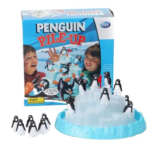 משחק איזון הפינגווינים – אתגר קרח משפחתי לילדים