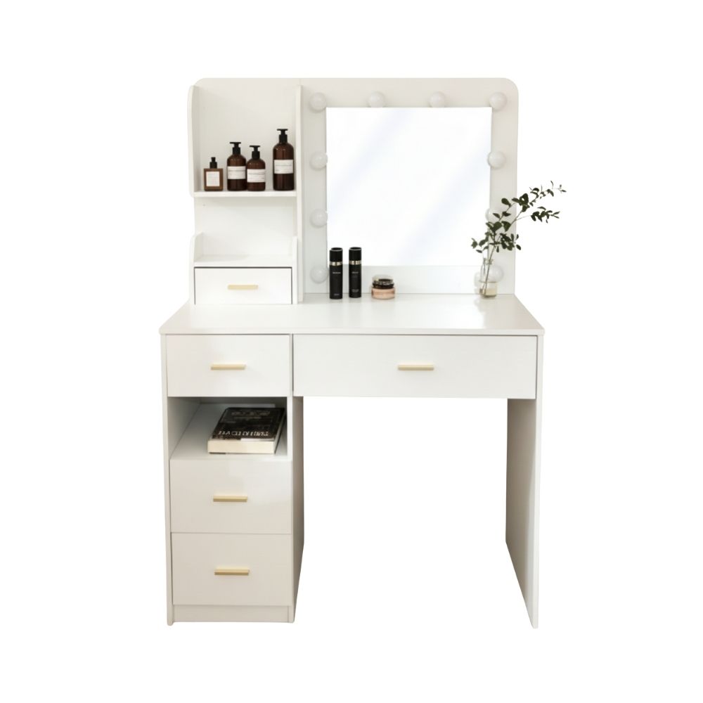 שידת איפור דגם מיקה – עיצוב מודרני, תאורת LED ונוחות מקסימלית – תמונה 6