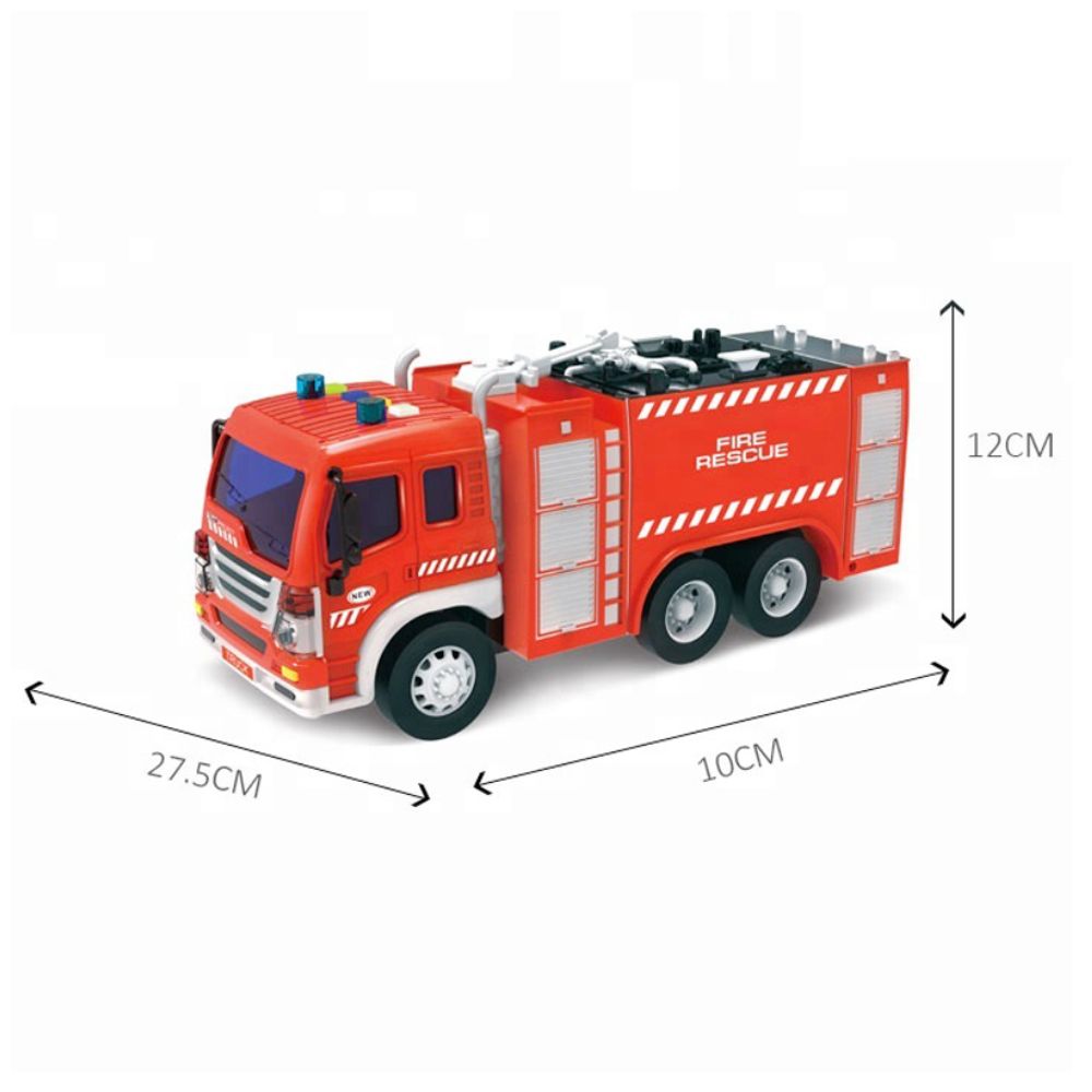 כבאית הצלה אינטראקטיבית – דגם עוצמתי עם סולם נפתח, אורות וצלילי חירום – תמונה 3