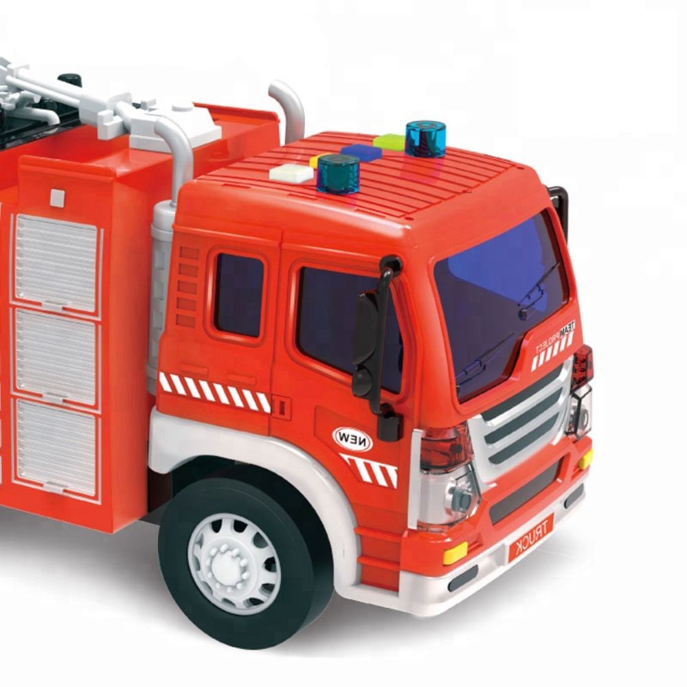 כבאית הצלה אינטראקטיבית – דגם עוצמתי עם סולם נפתח, אורות וצלילי חירום – תמונה 2