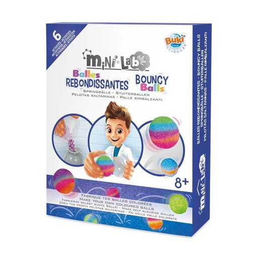 מיני מעבדה: כדורים קופצניים וצבעוניים | BUKI France