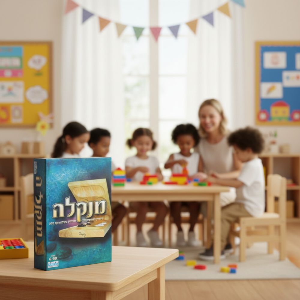 מנקלה עץ – משחק אסטרטגיה וחשיבה קלאסי מעץ מלא | קודקוד – תמונה 4