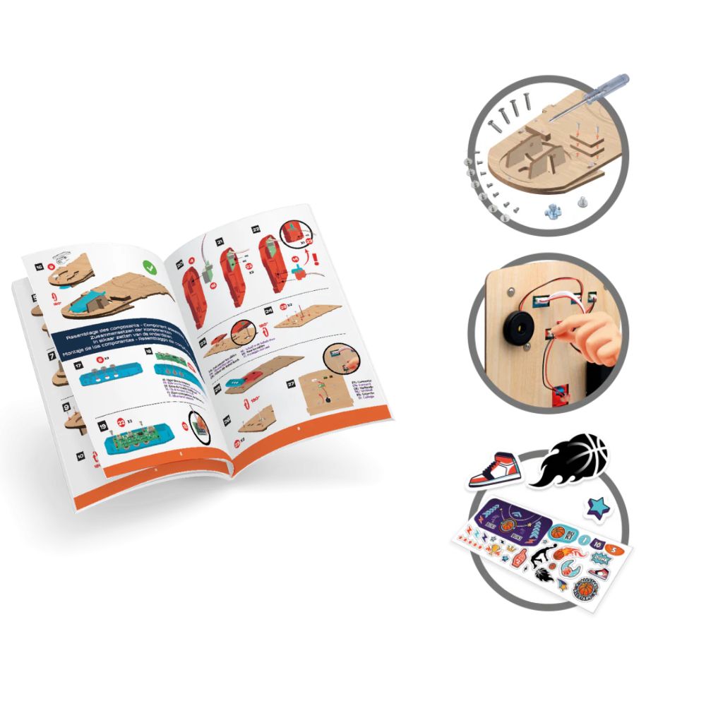 מעבדת אלקטרוניקה: כדורסל אלקטרוני להרכבה עצמית | BUKI France – תמונה 4