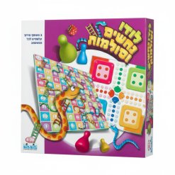 משחק לודו ונחשים וסולמות – ערכת משחקי לוח קלאסיים לכל המשפחה | קודקוד