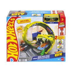 Alternative view of Hot Wheels City: מסלול התקפת הנחש – אתגר הלולאה והחילוץ