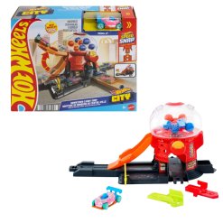 Hot Wheels Downtown: חנות ממתקים ומכונית סופגנייה