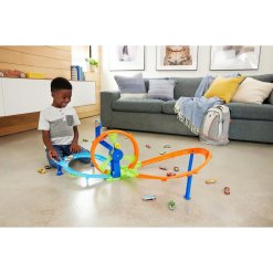 ⁦Hot Wheels Rapid Launch & Loop – מסלול לופ מהיר עם מנגנון שיגור ידני ומתקפל⁩ – תמונה ⁦6⁩
