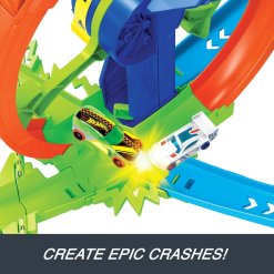 ⁦Hot Wheels Rapid Launch & Loop – מסלול לופ מהיר עם מנגנון שיגור ידני ומתקפל⁩ – תמונה ⁦4⁩