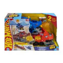 ⁦Hot Wheels Ultimate Dual Dragon – טרנספורטר הדרקון הכפול שהופך למסלול מרוצים⁩ – תמונה ⁦9⁩