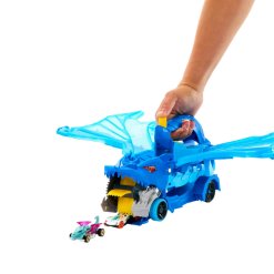⁦Hot Wheels Ultimate Dual Dragon – טרנספורטר הדרקון הכפול שהופך למסלול מרוצים⁩ – תמונה ⁦8⁩